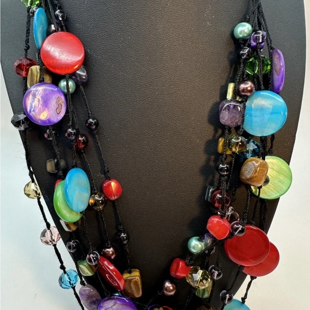 Multicolor Beaded Necklace